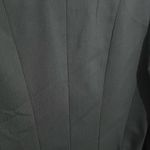 Tahari  Black Stripe Blazer Shoulder Pads Size 14 Photo 4