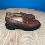 Madewell  The Bradley Chunky Lugsole Platform Loafer Brown Leather Womens Size 7 Photo 1