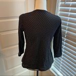 Liz Claiborne  || Black/white polka dot blouse Photo 1