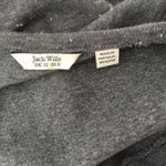 Jack Wills  Gray Fit And Flare Knit Dress Long Sleeve US 8 Cozy Casual Minimalist Photo 3