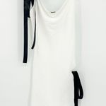 EGO NWT Womens Cocktail Graduation Party Tie Slit And Shoulder Mini Dress Size 2 Photo 0