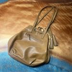 Lucky Brand Brown Leather Hobo Bucket Bag Carmel tan brown Photo 0