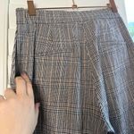 Mango  vintage style plaid check cropped pants with bow tie size xs Photo 6