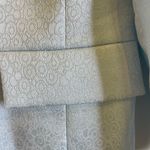 Le Suit ✨ Vintage Y2K Icy Blue Jacquard Blazer | Elegant Formal Career Jacket Photo 4