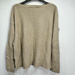 Woolrich  Arcana Boatneck Earth Tone Striped 100% Cotton Sweater Cottagecore NEW Photo 5