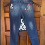 Ranbeeri NWT  embroidered fringed cropped skinny jeans Photo 1