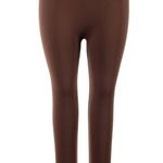 PINK - Victoria's Secret  Brown Maroon Seamless Classic Athletic Leggings Size XL Photo 1