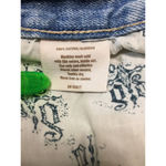 Decree  Denim Jean Shorts Size 5 Distressed Fringed Light Wash Photo 3