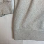 Athleta  women's 1x cozy 1/4 zip pullover sweatshirt gray cream prep Lulu athleti Photo 6
