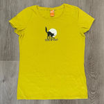Vintage Yellow Black Cat Trick or Treat shirt‎ Size M Photo 0