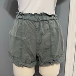 Aerie Paperbag Shorts, Green, XS Photo 0