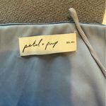 Petal and Pup  Declan Halter Maxi Dress. Lavender/Light Blue. Size: Large. Photo 6