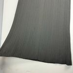 Escada Womens Pleated Maxi Skirt Sz 40 Grey Rayon Stretch Knit Gray Photo 11