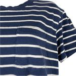 Madewell Blue & White Stripe Skater T-shirt Dress Sz S Photo 6