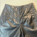 ZARA  black  Leather Pants Photo 1