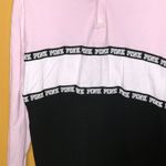 Pink Victoria's Secret Long Sleeve Rugby Polo Shirt XS Photo 2