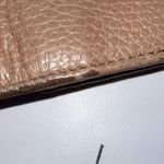 Gucci  Pebbled Calfskin Swing Continental Wallet Light Beige Baby Blue Interior Photo 14