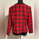 EUC p’tite petite by etoile vintage red and black sun button down blazer size m Size M Photo 4