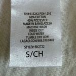 Lagaci White Orange Cotton Blend Summer Beach Soft Short Sleeve SZ S #1970 Photo 8