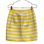 Kate Spade Yellow & White Stripe Barry Skirt Photo 4