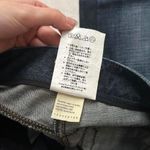 Dolce & Gabbana 90s  dark wash low rise bootcut denim jeans metal back plate Photo 4