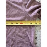 Alo Yoga  Glimpse Long Sleeve Light Heathered Pink Split Side Size Small Photo 5