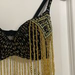 Festival Beaded Bra Top Belly Dancing Rave Dolls Kill Style Photo 2