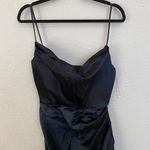 House Of CB HOUSE‎ OF CB 'Reva' Black Satin Balcony Corset Dress /Size S NWOT Photo 8