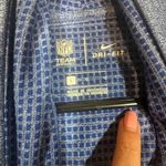 Nike NFL Dri-Fit Blue New England Patriots Historical Sweatshirt Women Sz L Photo 6