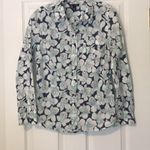Gap  button down shirt floral lightweight XS Photo 9