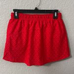 Lululemon Textured Mesh Tennis Skirt size small lululemon red and dark red Photo 6