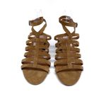 Franco Sarto Finesse Gladiator Suede Sandal Tan 9 Photo 1