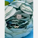 1 carat Moissanite Heart Shaped Cut Ring Moissanite Accents 8 Silver Photo 13