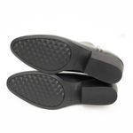 Aerosoles Collaroy Black Leather Ankle Booties Size 10M Photo 10