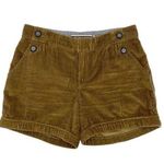 Anthropologie  Daughters of the Liberation Wide Wale Corduroy Short Preppy Size 4 Photo 0