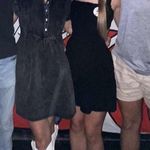 baby Doll, charcoal Denim Boutique Dress Gray Photo 1