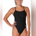 Speedo Women's Swimsuit One Piece Racing Cut Endurance Adult Black size 28 XS Photo 0
