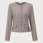 Rihoas Round Neck Khaki Single Photo 7