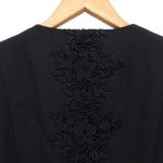Elie Tahari Black Eyelet Blazer Jacket Photo 8