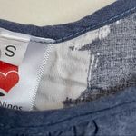 Buenos Ninos V neck blue and white pant suit Photo 9