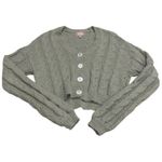 Show Me Your Mumu  Sage Cable Knit Conrad Cardigan Coastal Bohemian Cozy XS Photo 3