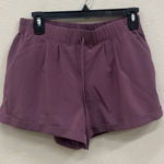 Zyia  Women's Mauve Athletic Shorts with Pockets & Liner Small Photo 0