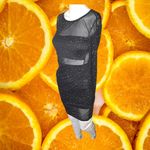 Hello Molly Black See Through Dress With Sparkes Outside Size 8 Photo 4