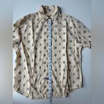 Wrangler VTG  Womens Short Sleeve Shirt Yellow Southwestern Print‎ Button Down Photo 6