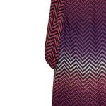 Luxology Dress Size 10 Multi Color Chevron Striped Womens Lined Polyester Photo 2