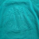 Vintage Lake Tahoe Embossed Crewneck Sweatshirt Blue Size L Photo 2