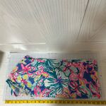 Lilly Pulitzer Shirt Women Medium Pink Blue Floral Linen Sleeveless Resort Boho Photo 6