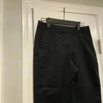 Boden Richmond Pants Cropped Ankle Pants Black Stretch Flat Front Pockets Size 4 Photo 4