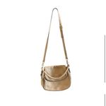 Kate Spade  Beige Leather Shoulder Bag‎ Gold Accents Casual Women's Handbag Photo 4