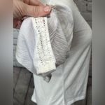 French Laundry NWT white tie front shirt small Photo 3